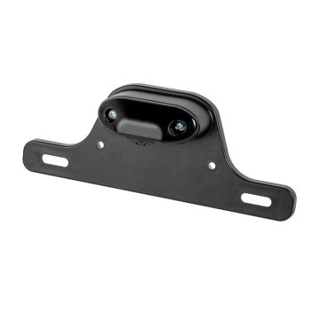 Great White LED License Plate Light with Bracket - 1 LED - Clear Lens 
