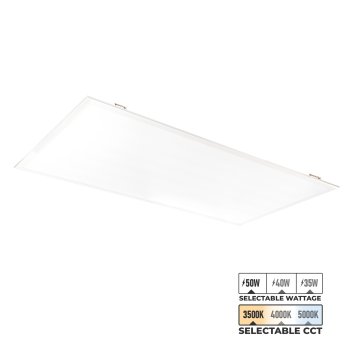 Day-Brite 2x4 LED Flat Panel Light - Selectable Wattage - Selectable CCT - Up To 5,750 Lumens - 35W / 40W / 50W - 3500K / 4000K / 5000K