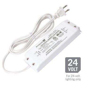 Armacost Lighting Universal Dimmable 24 VDC LED Power Supply - 120 VAC Input - 24W / 45W / 60W