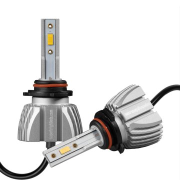 9005 Yellow LED Fog Light Bulbs with Internal Driver - 4,400 Lumens/Set