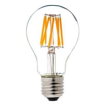 LED Vintage Light Bulb - A19 LED Globe Bulb w/ Filament LED - 6W