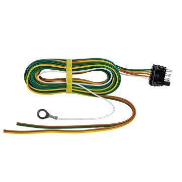 Optronics 20ft 4-Pin Trailer Wiring Harness - Wishbone Style - 30" Ground
