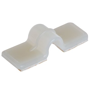 Adhesive Backed Wire Clamp - 1/4&quot; Bundle Diameter 1/2&quot; Wide