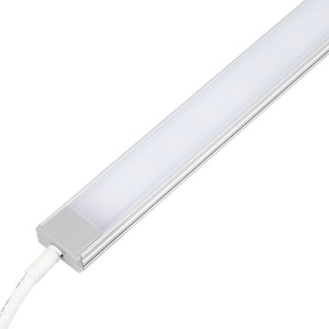 Aluminum LED Light Bar Fixture - Low Profile Surface Mount - 500 lm/ft. - 3000K/4000K/5000K