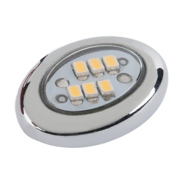 AM series Miniature Oval Accent Light - Chrome