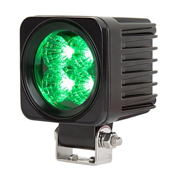 2-1/2&quot; LED Mini Auxiliary Hunting and Fishing Light - Green - 12W - 384 Lumens