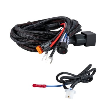 Diode Dynamics Heavy Duty Wiring Harness with 3-Way Switch - Single Output - 2-Pin DT Connector