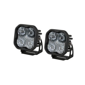 Diode Dynamics Ford Bronco LED Ditch Lights Kit - Pro Series - Amber Backlit - White / Yellow