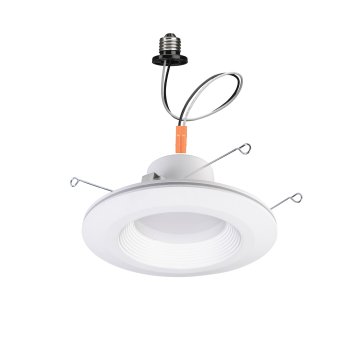 ETi 6" Selectable CCT LED Recessed Downlight with Nightlight Trim - 10W Retrofit Ceiling Light - Dimmable - 670 Lumens