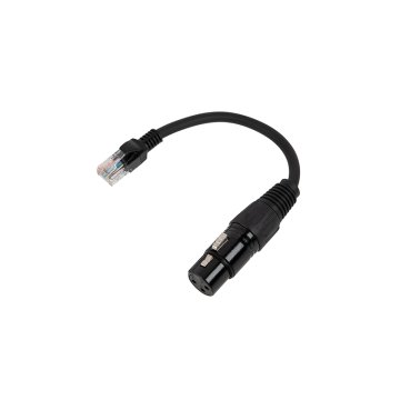 XLR3 Female to RJ45 Male - DMX Adapter - 8