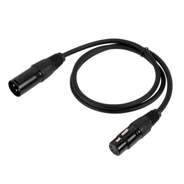 DMX Signal Cable - XLR3 Male to XLR5 Female - 1m