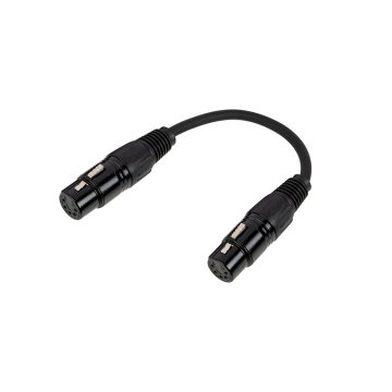 XLR5 Female to XLR5 Female - DMX Signal Cable - 8