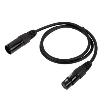 DMX Signal Cable - XLR5 Male to XLR3 Female - 1m