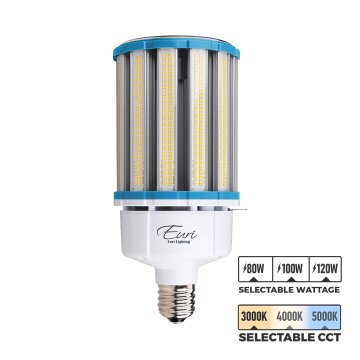 LED Corn Bulb - E39 Base - Selectable CCT - Selectable Wattage - Type B Ballast Bypass - Up To 18,000 Lumens