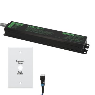 Hatch High Efficiency LED Emergency Driver - 20W - 120-277 VAC