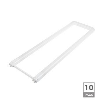 LED U-Shaped Linear Tube Light - 15W - Type A / Type B - 1,950 Lumens - 10-Pack - 4000K / 5000K