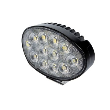                                                                                                                                              6 inch Oval LED Work Light with Fresnel Lens Pod Light. Flood style beam. 36 Watts of power emitting 4,500 Lumens.