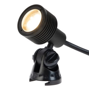 3W LED Landscape Spot Light - 150 Lumens - 3000K - Matte Black