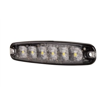 Low Profile LED Strobe Light - Grille and Surface Mount - 18W