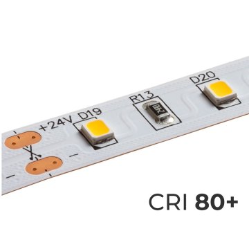 5m White LED Strip Light - HighLight Series Tape Light - 12V/24V - IP20