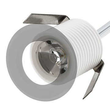 LED Mini Recessed Lights - 1 Watt - 1 LED Mini Round Recessed Accent Lights