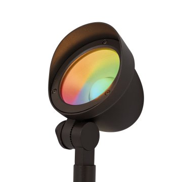 12W Color-Changing Bluetooth LED Landscape Flood Light - RGB+CCT - Smartphone Compatible - APP Controlled