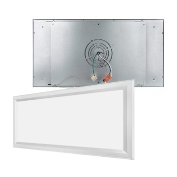 LED Panel Light - 1x2 - 2,500 Lumens - 25W Dimmable Even-Glow® Light Fixture - Flush Mount