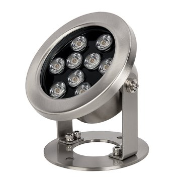 9W Underwater LED Light - Pond and Landscape Spotlight - 3000K - 12V DC/AC