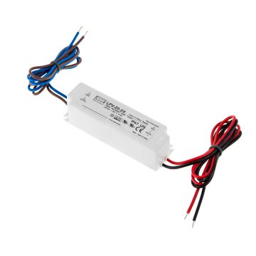                                                         Mean Well 24 VDC LED Switching Power Supply - LPV Series Single Output Power Supply - Optional Power Cord - 20W / 35W / 60W / 100W.
                                                    
            