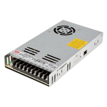 Mean Well LED Switching Power Supply - SE / LRS Series - Cooling Fan - Enclosed - 24 VDC - 350W / 450W / 600W / 1000W