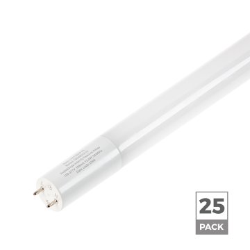 TCP 13.5W LED LiberaT8 - 4’ - Double-Ended Type B Bypass Tube - 25-Pack - 4100K