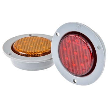 M5 series 2in Round LED Marker Lamp with Flange