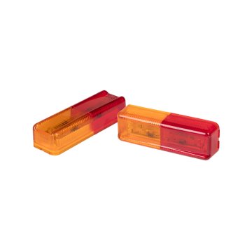 Thinline LED Trailer Fender Light - Submersible - 10 LEDs - Amber / Red