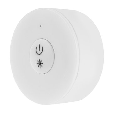Mini RF Single Color Push Button LED Dimmer Switch w/ Magnetic Base for EZ Dimmer Controller