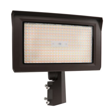 MaxLite Slim LED Flood Light - Selectable Beam Angle -  Selectable Wattage and CCT - Photocell - Up to 21,540 Lumens