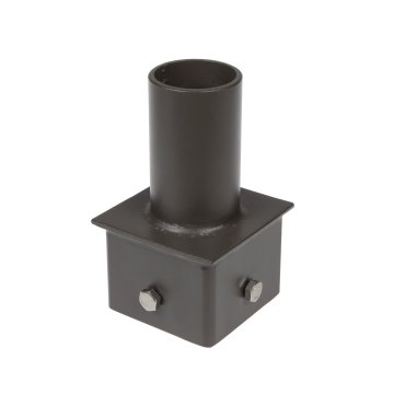 Vertical Tenon Adapter for 4” Square Poles - 2-3/8" Diameter