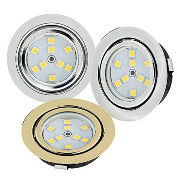 Recessed LED Puck Lights - 9 LED - 15 Watt Equivalent - 140 Lumens