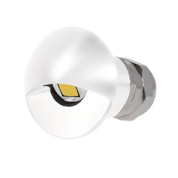 Recessed LED Step / Deck Light - 12V White Eyelid Light - 3000K / 4000K / 6500K - Single / 6-Pack