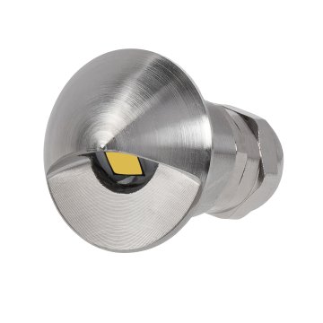 Low Voltage LED Courtesy Light - Stainless Steel Recessed Accent Light - 12V - 2700K / 3000K / 4000K / 6500K - Single / 6-Pack