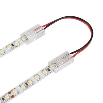 4&quot; Solderless Clamp-On Jumper Connector - 8mm Single Color LED Strip Lights