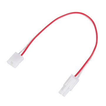 Male LC2 Locking Connector Cable for LED Strip Lights - 8mm Single Color Strips - 8&quot;