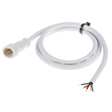 RGBW and RGB+W Cable to Cable Connector - 0.5m - Female Connector - STW Series Compatible - Waterproof