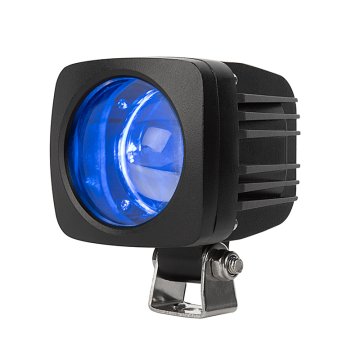 Blue LED Forklift Safety/Warning Light with Sequential Flashing Arrow Beam Pattern