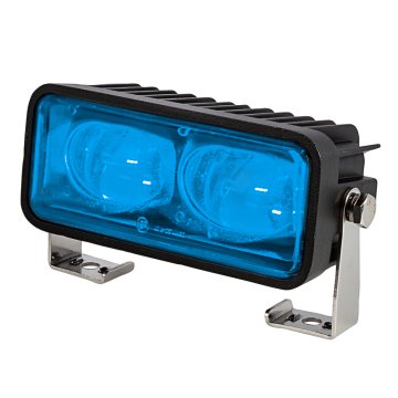 High Output LED Forklift Safety Light - Blue Line Beam Pattern - Single