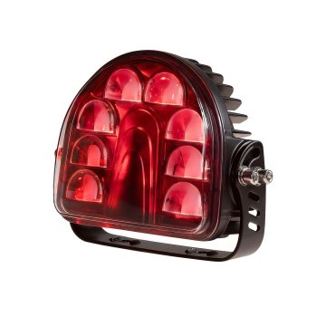 LED Forklift Safety Light - Pedestrian Warning Light with Arc Beam Pattern - Red