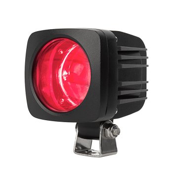 Red LED Forklift Safety/Warning Light with Sequential Flashing Arrow Beam Pattern