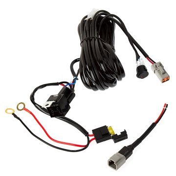 LED Light Wiring Harness with Switch and Relay - Single Channel, ATP Connector