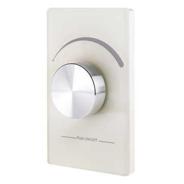 Wireless Single Color LED Dimmer Switch for EZ Dimmer Controller: 360° View.