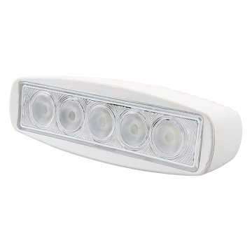 LED Boat Light - 6" Oval Spot or Spreader Light - 15W - 850 Lumens - White Flood