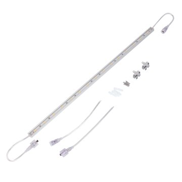 Waterproof Linear LED Light Bar Fixture w/ DC Barrel Connectors